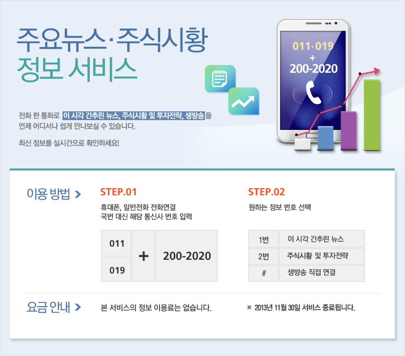 주요뉴스·주식시황 서비스