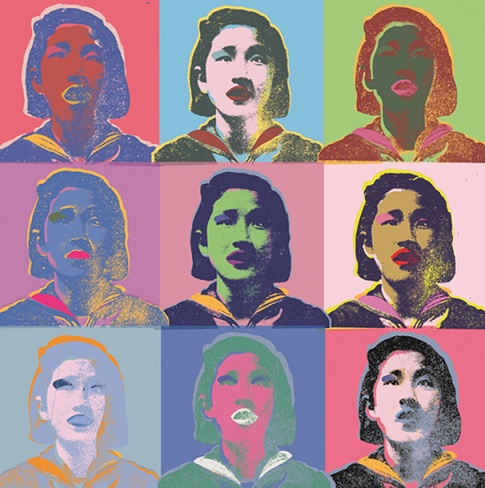 입꼴그림_1930s, 90x90cm, C-print, 2016