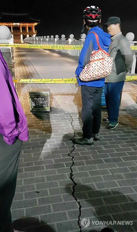경주 규모 5.8 지진피해 / 사진=연합뉴스