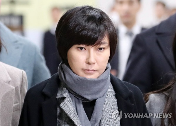 선고 공판 출석하는 장시호씨 /사진=연합뉴스