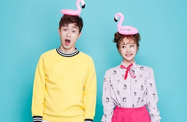 ▲헤이지니 & 럭키강이 팬미팅 포스터.