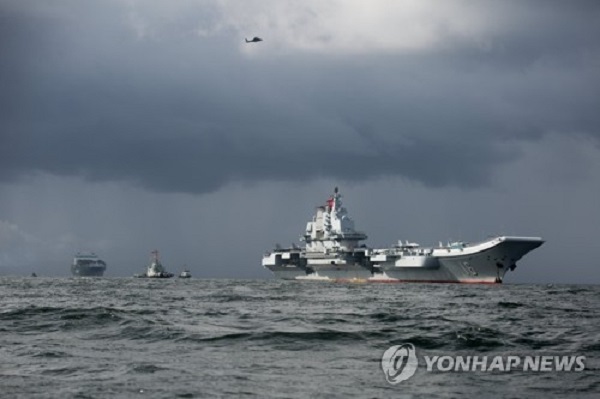 중국 항공모함 랴오닝함 함대 / 사진=연합뉴스