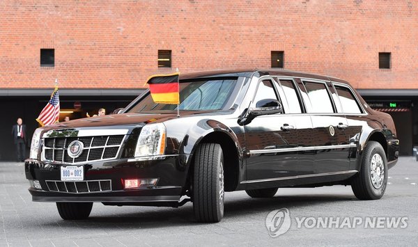 미국 대통령 전용 리무진 / 사진=연합뉴스