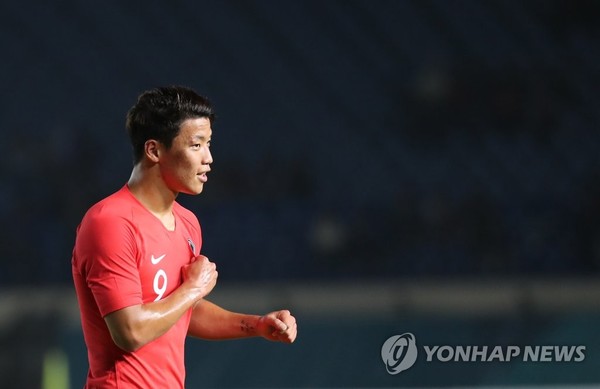 한국 바레인 황희찬 /사진=연합뉴스