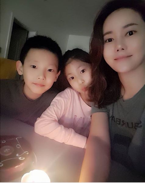 박잎선과 지아, 지욱 남매/사진=박잎선 인스타그램