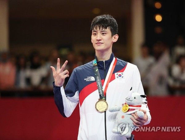태권도 사상 첫 3연패 이대훈 / 사진=연합뉴스