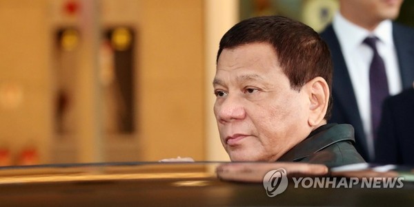 두테르테 필리핀 대통령 /사진=연합뉴스