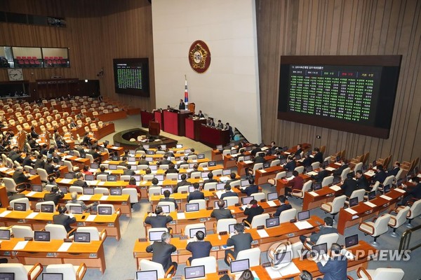정기국회 마지막 본회의 개회/ 사진=연합뉴스