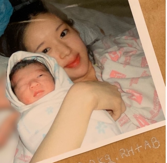 박환희 출산 당시 사진 공개/ 사진=박환희 SNS 캡처