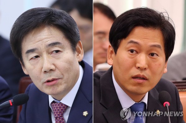 이용호 의원(왼쪽)과 손금주 의원/ 사진=연합뉴스