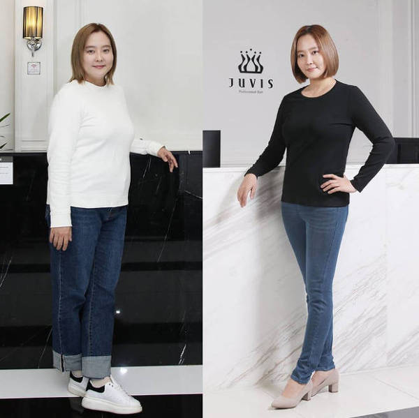다나 다이어트 전후 /사진=천상지희 페이스북
