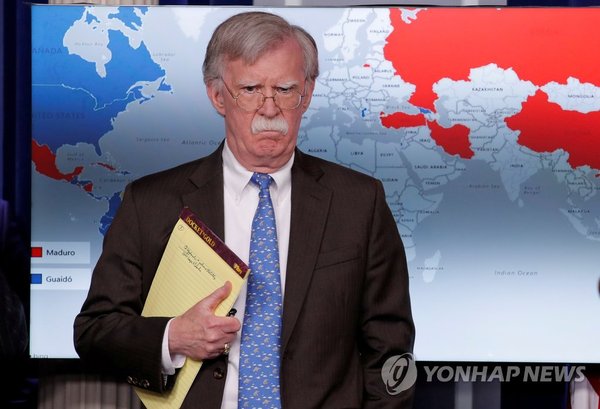 존 볼턴 백악관 국가안보회의(NSC) 보좌관/사진=연합뉴스