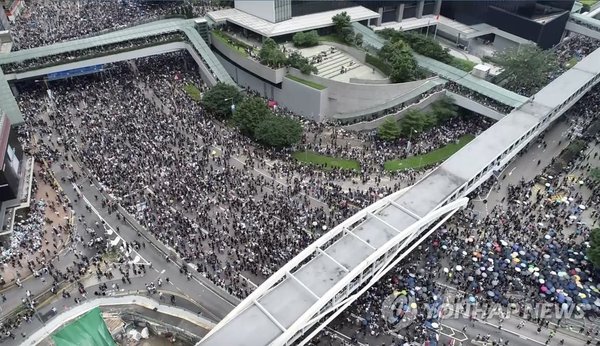 '범죄인 인도 법안'(일명 송환법)에 반대하는 홍콩의 시위대 /사진=연합뉴스