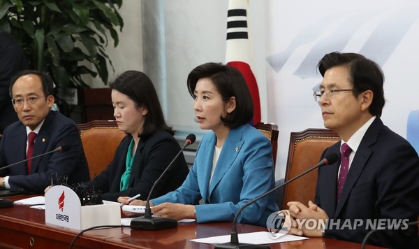 발언하는 나경원 / 사진=연합뉴스<br />