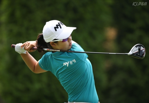 대상 포인트 1위, 상금 2위 조정민. / 사진=KLPGA 제공