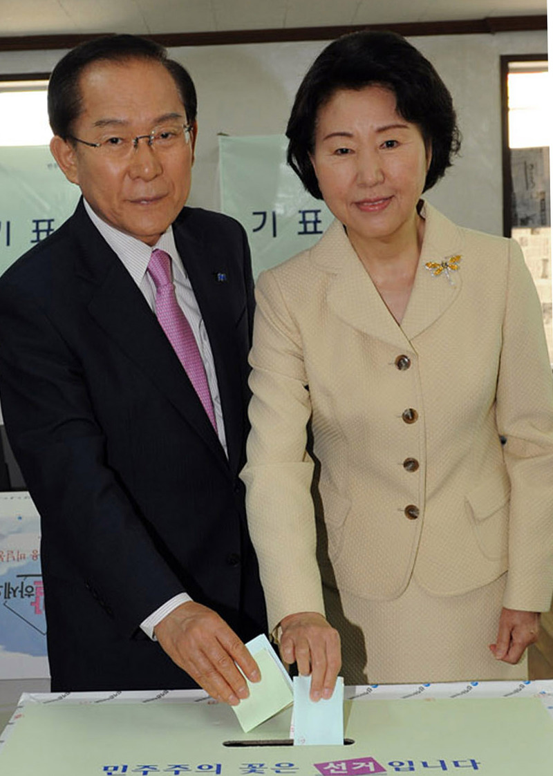 이회창 전 총재 부인 한인옥 여사 별세
