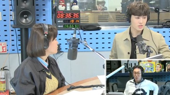 '김영철의 파워FM' 조정식 아나운서. 사진| SBS 보이는 라디오 캡처