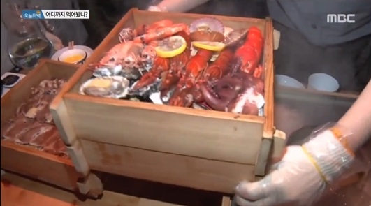 삼단편백찜=MBC 생방송 오늘 저녁 방송화면