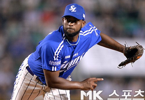 삼성팬들에게는 악몽으로 기억될 외인투수 카리대(사진). 사진=MK스포츠 DB