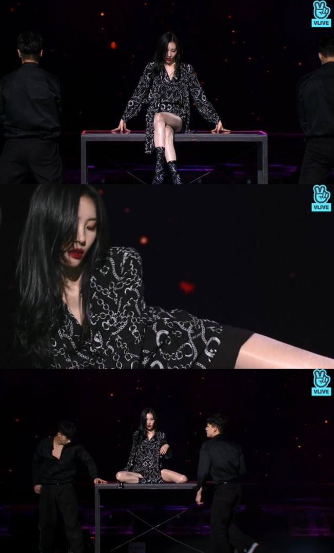 2018 가온차트 K-POP 어워드 선미 사진=네이버 V라이브 화면 캡처