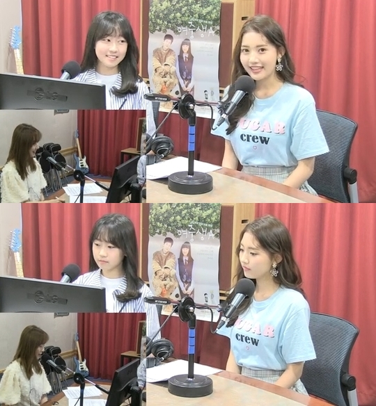 '씨네타운' 김환희,정다빈. 사진|SBS 보이는 라디오