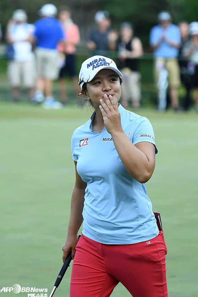 김세영 2018 손베리 크릭 LPGA 클래식 우승 후 모습. 사진=AFPBBNews=News1