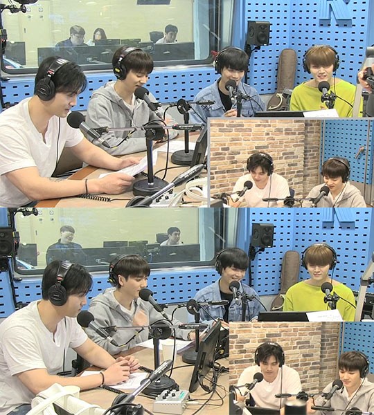 백호, 아론, JR, 렌. 사진|SBS 보이는 라디오