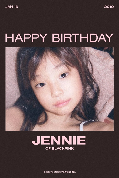 블랙핑크 제니 생일 축전 사진=YG엔터테인먼트