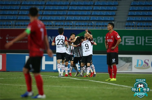 서울은 19일 상주를 3-1로 꺾고 K리그1 3위로 점프했다. 사진=한국프로축구연맹 제공