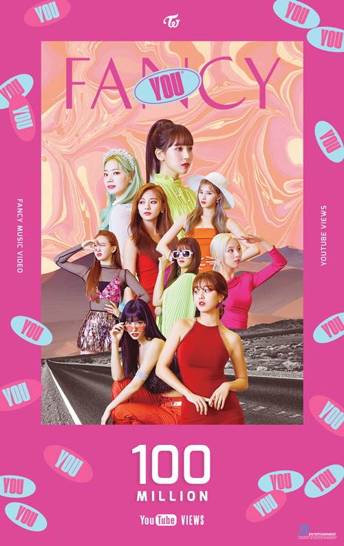 트와이스, ‘FANCY’ MV 1억뷰 돌파 사진=JYP엔터테인먼트