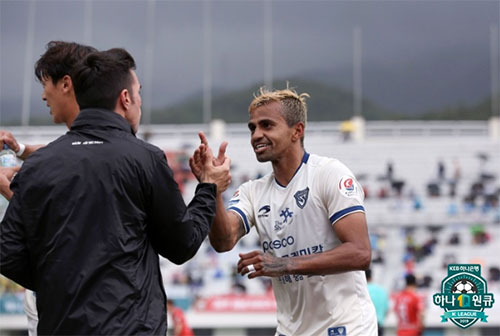 완델손은 K리그1 12라운드 최우수선수로 선정됐다. 사진=한국프로축구연맹 제공