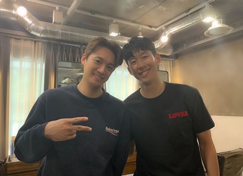 오상진, 손흥민 사진=오상진 SNS