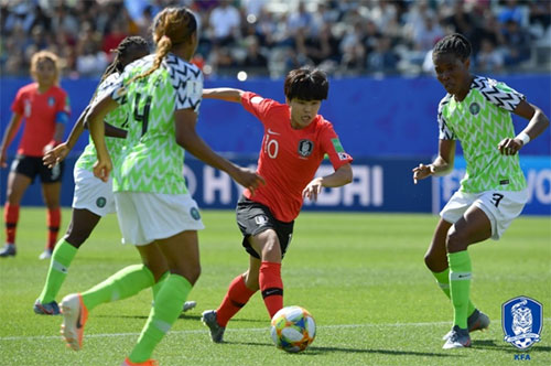 한국은 오는 18일 오전 4시(한국시간) 노르웨이와 2019 FIFA 프랑스 여자월드컵 조별리그 3차전을 갖는다. 사진=대한축구협회 제공