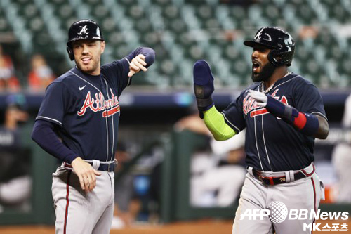 애틀란타가 챔피언십시리즈 진출을 확정했다. 사진(美 휴스턴)=ⓒAFPBBNews = News1