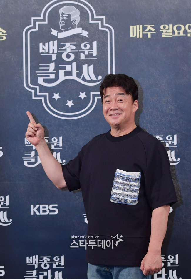 [포토] 백종원 클라쓰 소개하는 백종원
