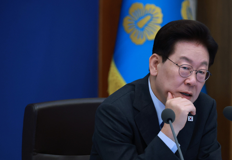 이재명 대통령이 지난 20일 청와대에서 열린 국무회의에서 발언하고 있다. / 사진=연합뉴스