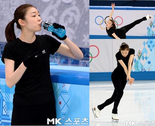 '김연아 최종 점검 훈련' 사진=MK스포츠