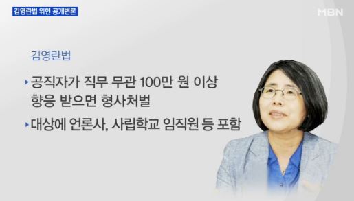 김영란법 오늘 공개 변론/사진=MBN
