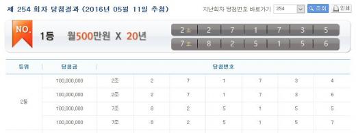 연금복권/사진=연금복권 홈페이지