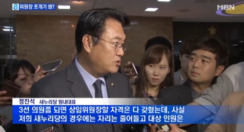 정진석 상임위원장/사진=MBN