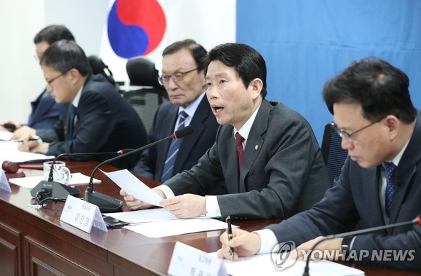 발언하는 민주당 이인영 원내대표 / 사진=연합뉴스