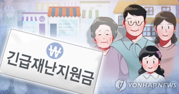 긴급재난지원금 가구당 최대 100만 원 지원 (PG) / 사진=연합뉴스