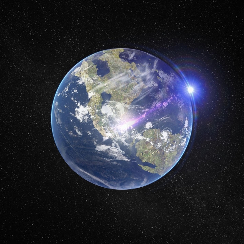 10~12㎞급 소행성 지구 충돌 상상도 / 사진=연합뉴스