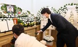 이준석, 김동식 구조대장 조문…