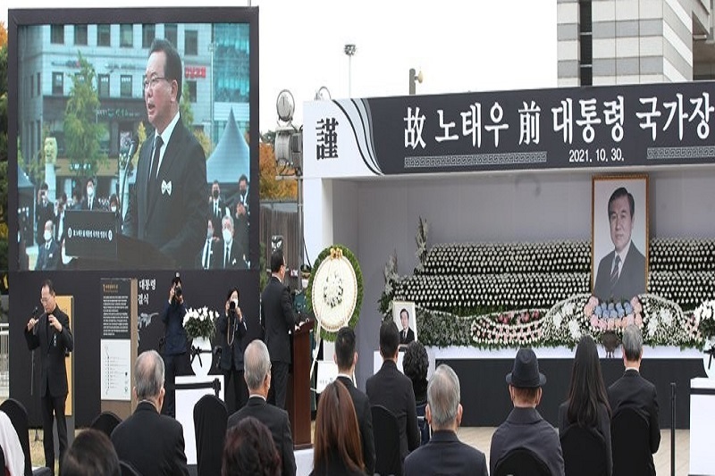 영결식서 조사하는 김부겸 총리 / 사진 = 연합뉴스