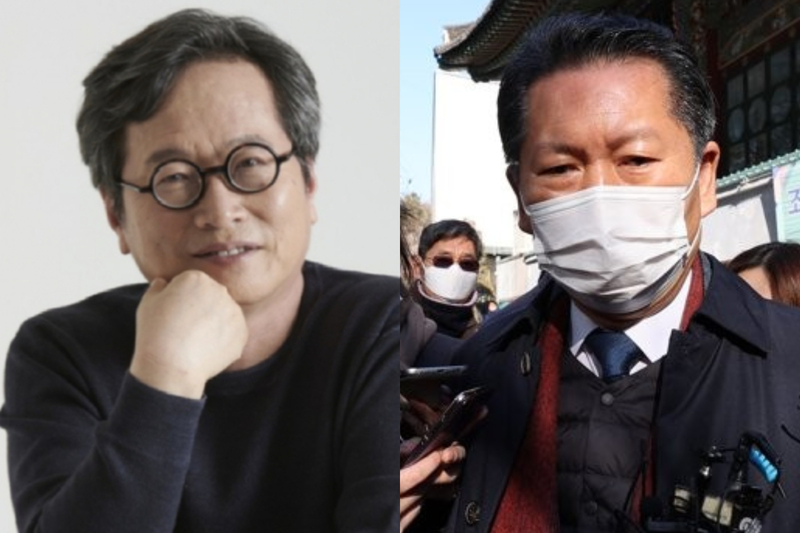 (왼쪽부터) 맛 칼럼니스트 황교익, 정청래 더불어민주당 의원 / 사진=연합뉴스