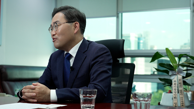 MBN과 인터뷰 중인 홍석준 국민의힘 의원 / 사진 = MBN