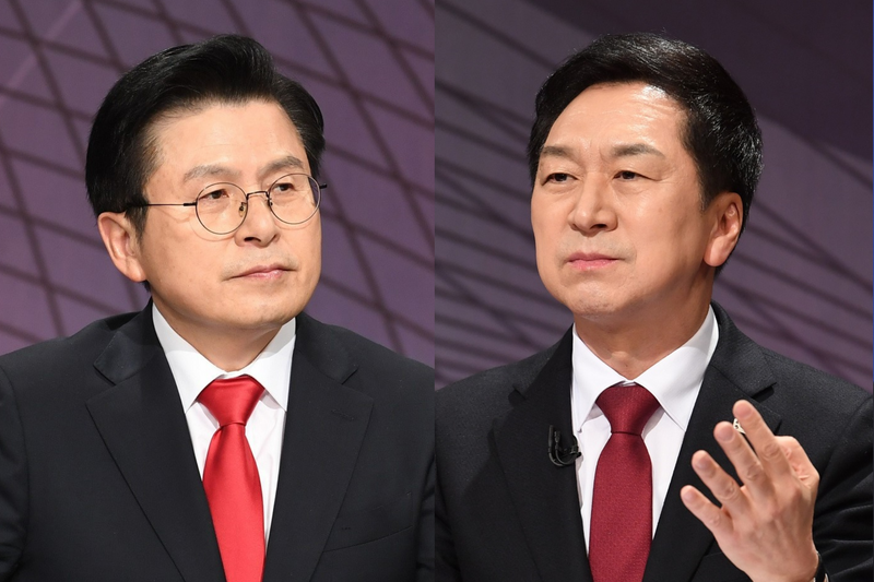 황교안 전 미래통합당 대표, 김기현 국민의힘 의원. / 사진 = 연합뉴스