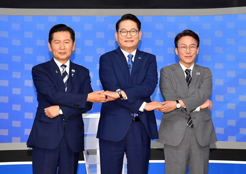 더불어민주당 당대표 후보자 TV 토론회 / 사진 = 연합뉴스
