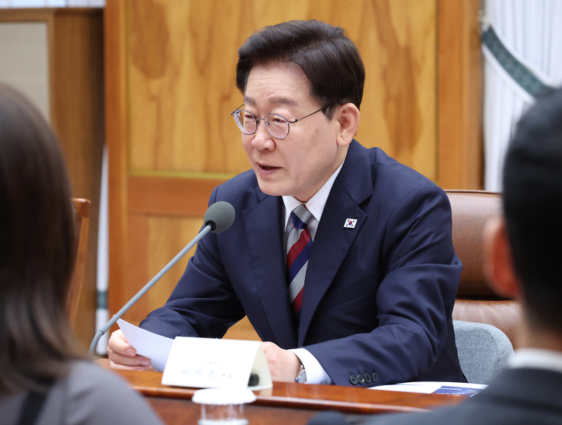 이재명 대통령이 지난 14일 청와대에서 열린 청년정책 전문가 간담회에서 발언하고 있다. / 사진=연합뉴스